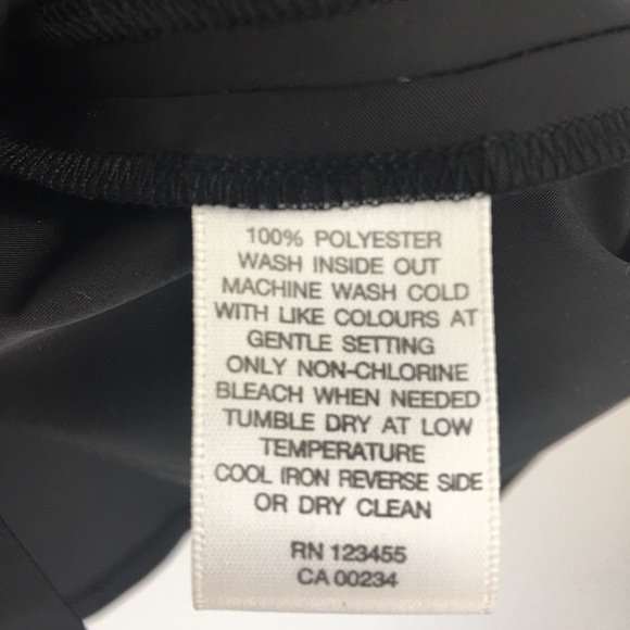 NWT Lord and Taylor Black Satin Skirt Sz 8 Taffeta Formal Party Special Occasion - Picture 6 of 8